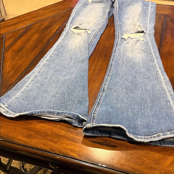 Altar'd State Light Blue Flare Jeans - Picture 5 of 7